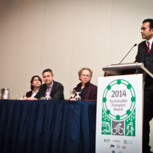 Mr. Akash Tripathi speaks at the 2014 STA