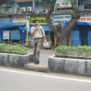 Informal pedestrian crossing