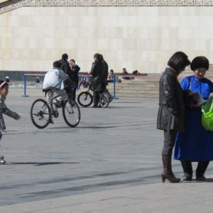 Cycling in Sukhabataar Square 9_UB_April2011_MK