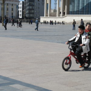 Cycling in Sukhabataar Square 7_UB_April2011_MK