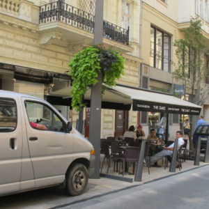 Cafe Tables in Former Parking Space_Budapest_Sept2011_MK